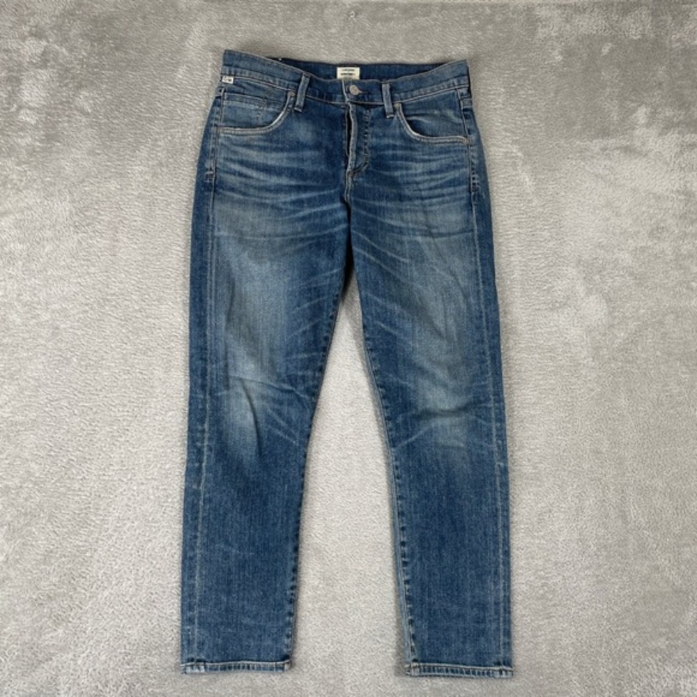 Citizens of Humanity Elsa Jeans Womens‎ 25 (28x26) Blue Mid Rise Slim Fit Crop